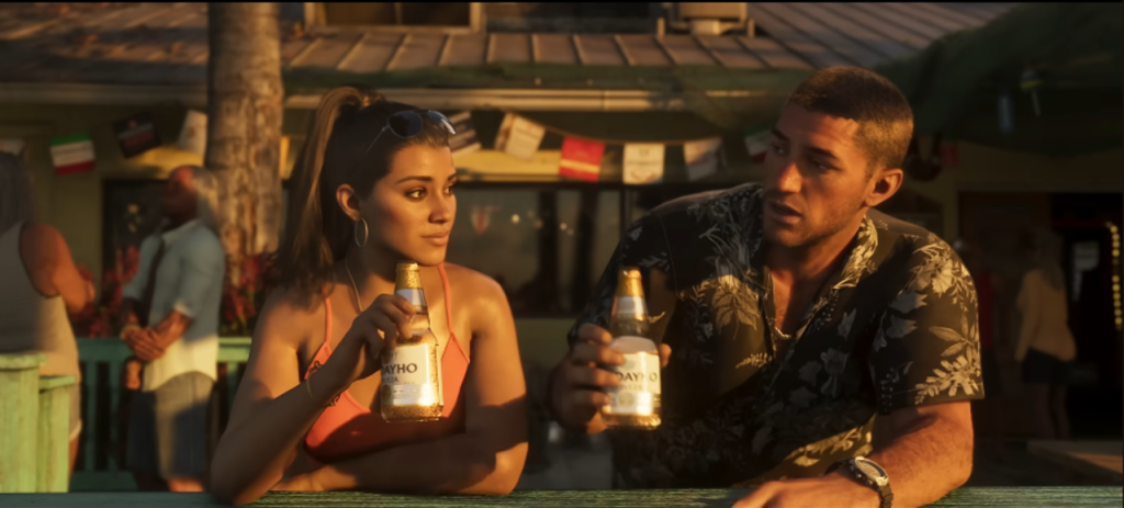 Scène dans le trailer GTA 6