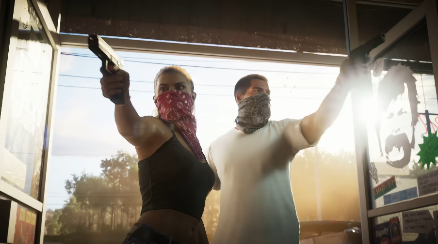 Scène dans le trailer GTA 6