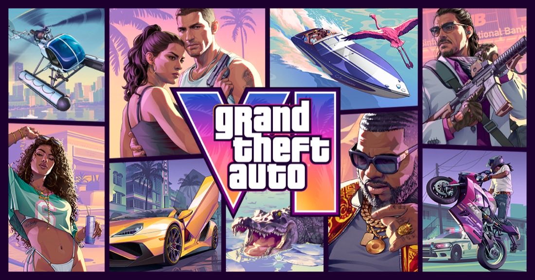 Key art officiel de GTA 6 — Rockstar Games