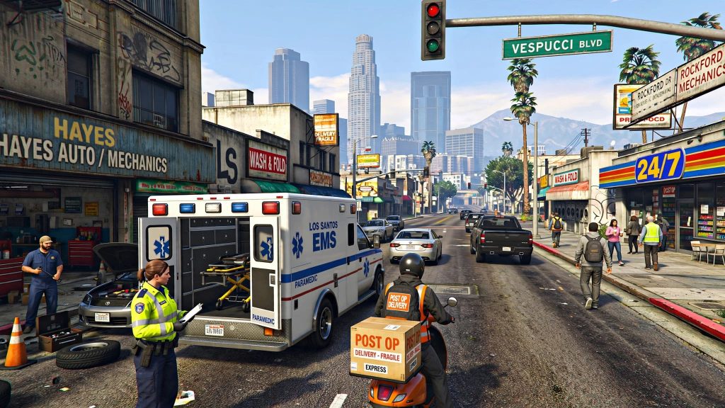 Vie quotidienne des joueurs sur un serveur GTA Real Life dans Grand Theft Auto V.