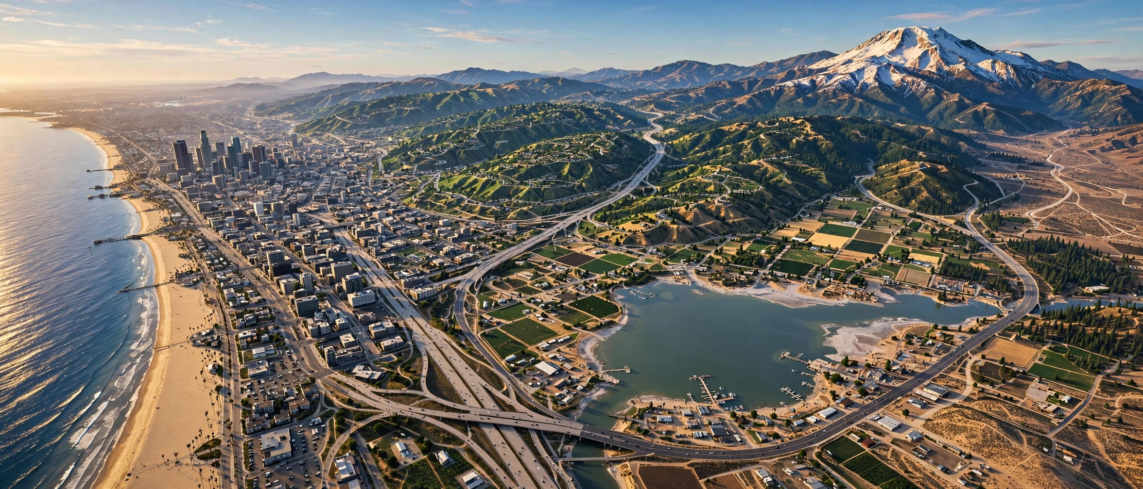 La carte de GTA 5 : Los Santos et Blaine County — GTA 6 © Rockstar Games